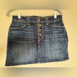 7 for All Mankind Denim Mini Skirt. 26